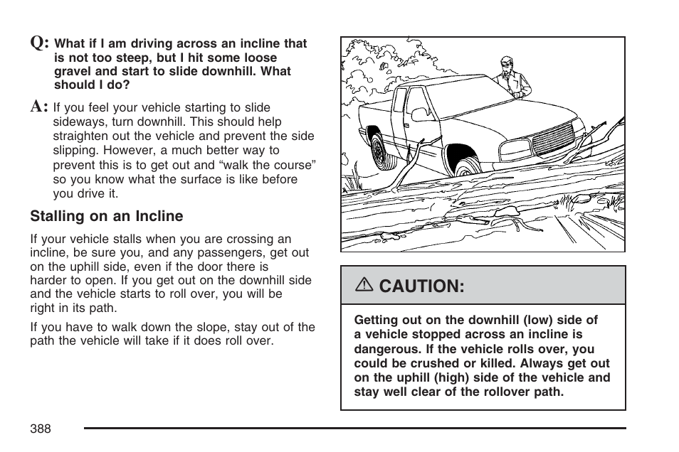 Caution | GMC 2007 Sierra User Manual | Page 388 / 674