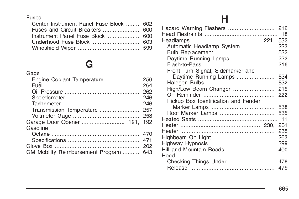 GMC 2007 Sierra User Manual | Page 665 / 674