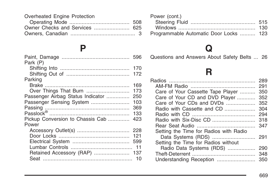 GMC 2007 Sierra User Manual | Page 669 / 674