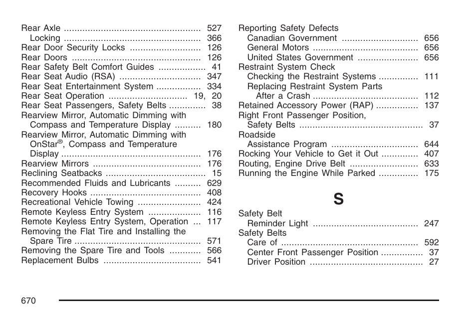 GMC 2007 Sierra User Manual | Page 670 / 674