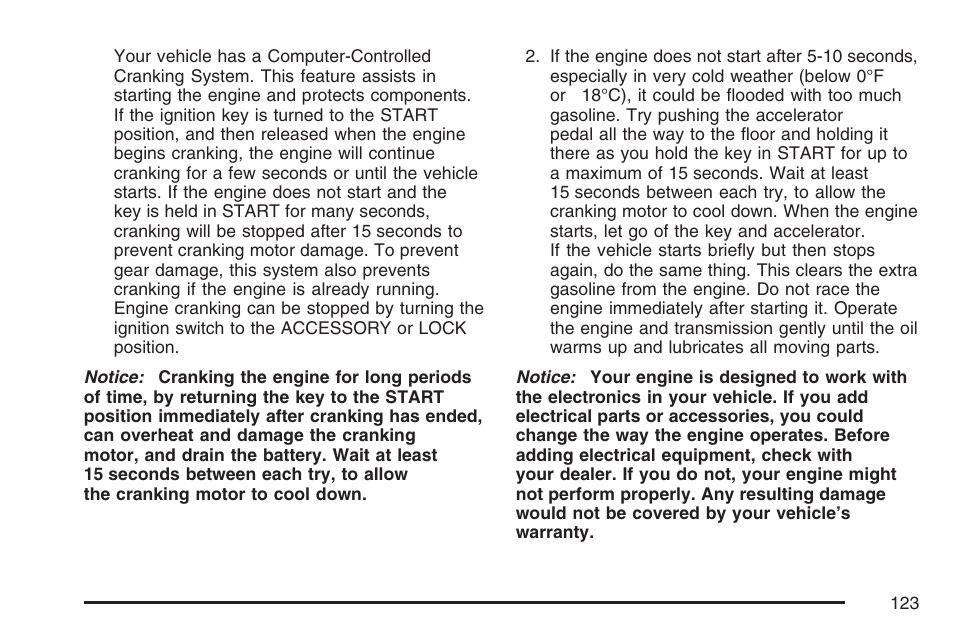 GMC 2007 Savana User Manual | Page 123 / 452