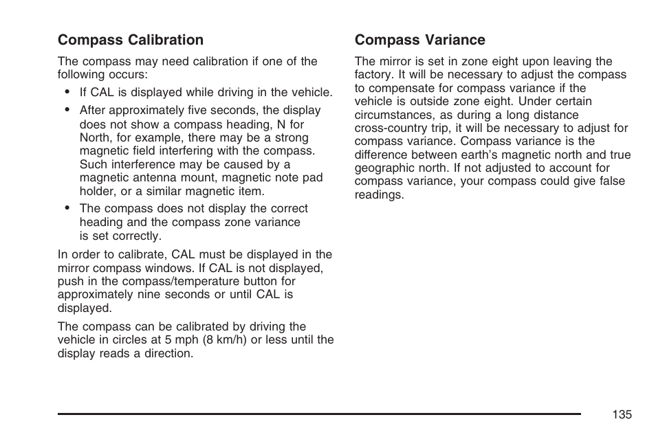 GMC 2007 Savana User Manual | Page 135 / 452