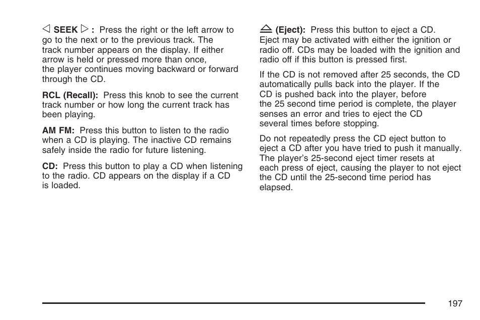 GMC 2007 Savana User Manual | Page 197 / 452