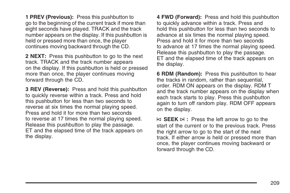 GMC 2007 Savana User Manual | Page 209 / 452