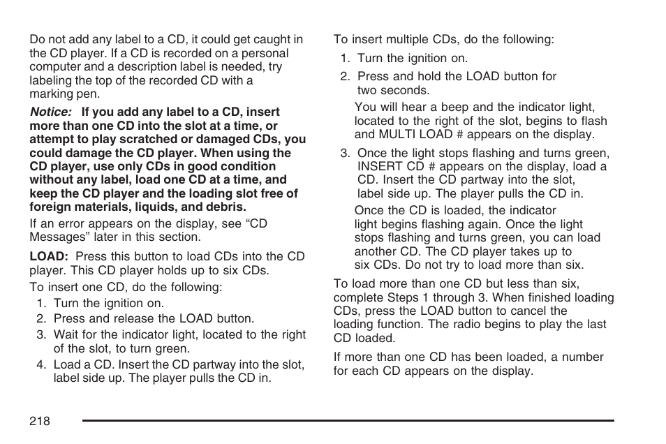 GMC 2007 Savana User Manual | Page 218 / 452
