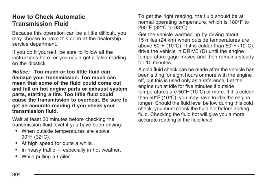 GMC 2007 Savana User Manual | Page 304 / 452