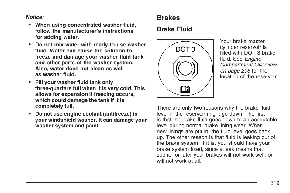 Brakes | GMC 2007 Savana User Manual | Page 319 / 452