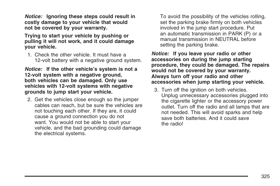 GMC 2007 Savana User Manual | Page 325 / 452