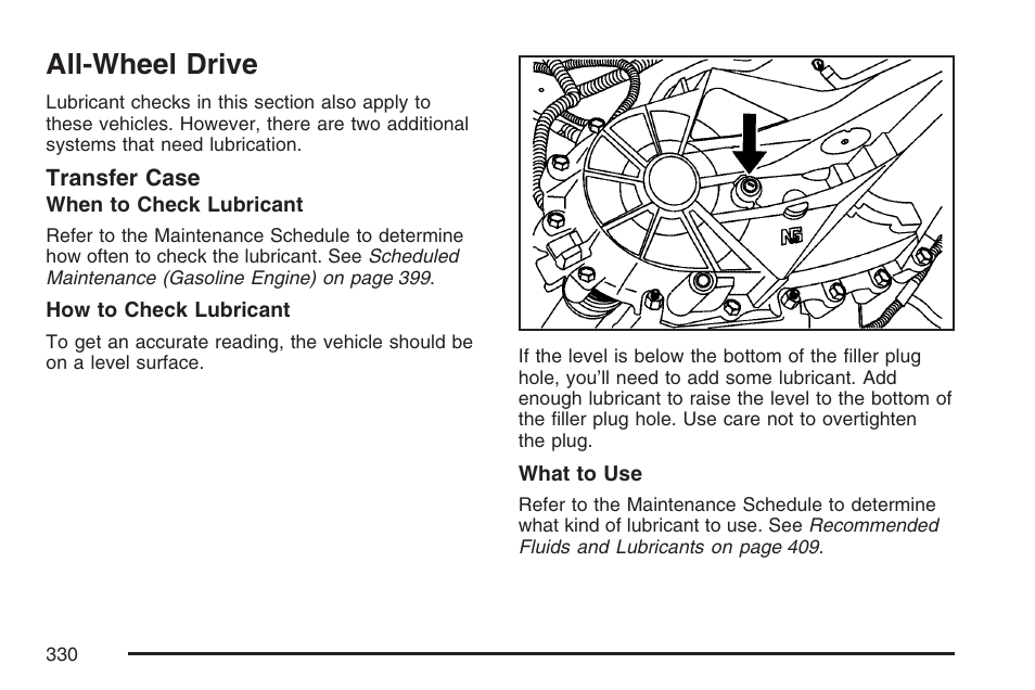 All-wheel drive | GMC 2007 Savana User Manual | Page 330 / 452