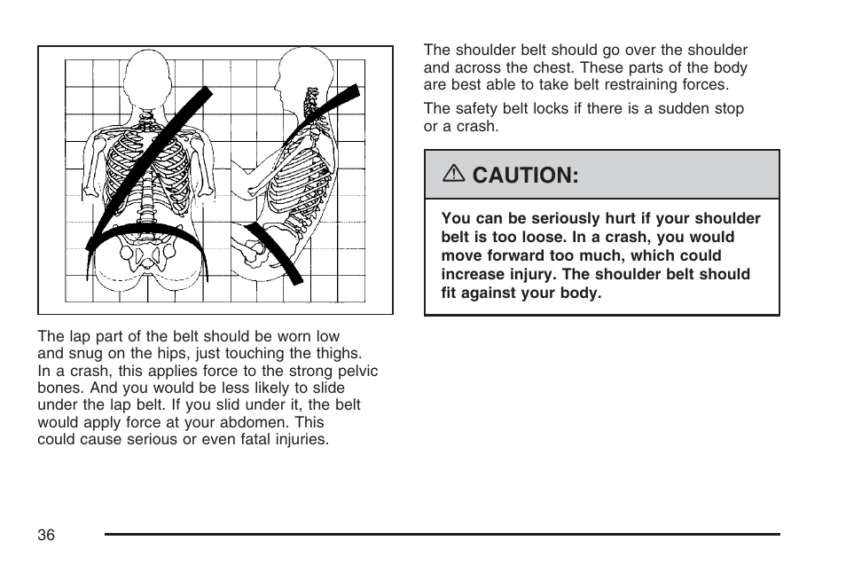 Caution | GMC 2007 Savana User Manual | Page 36 / 452