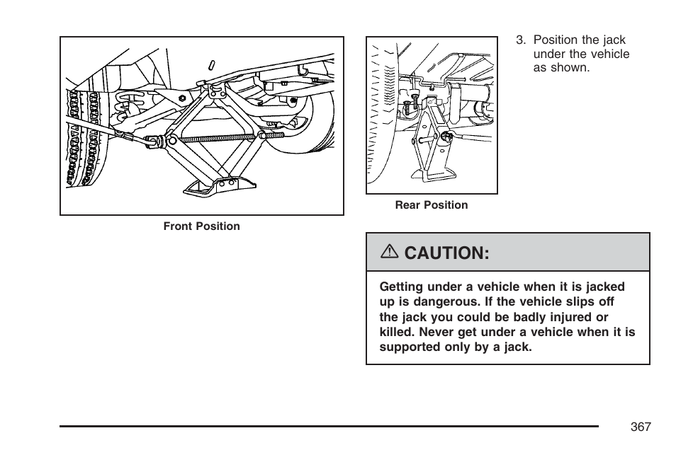 Caution | GMC 2007 Savana User Manual | Page 367 / 452