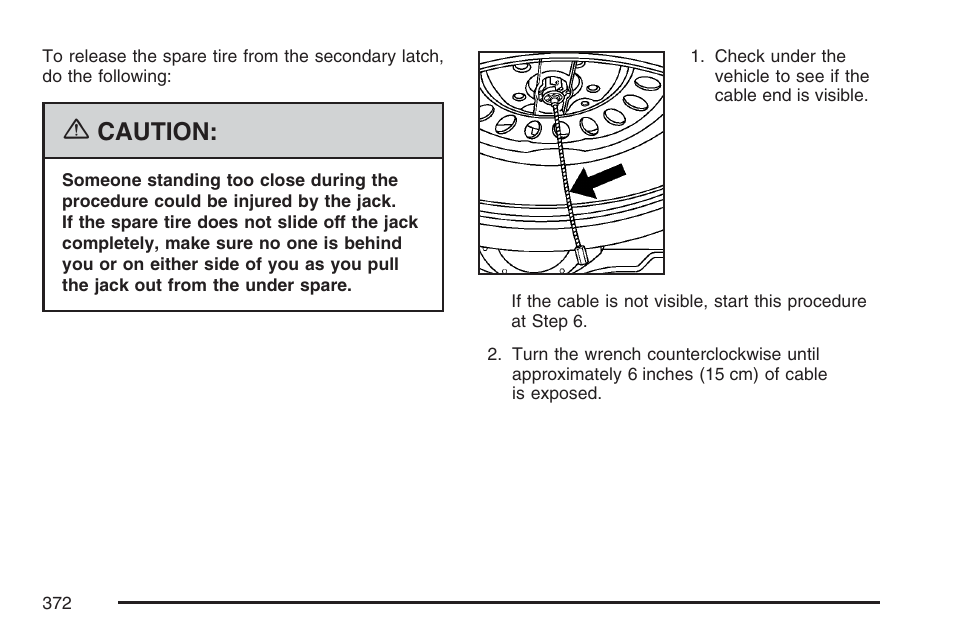 Caution | GMC 2007 Savana User Manual | Page 372 / 452