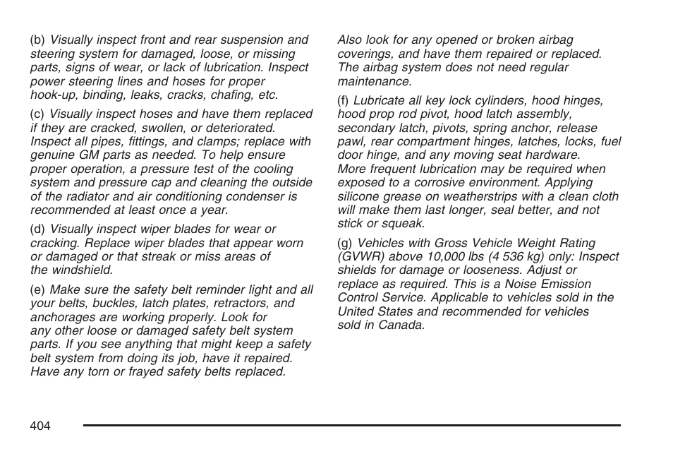 GMC 2007 Savana User Manual | Page 404 / 452