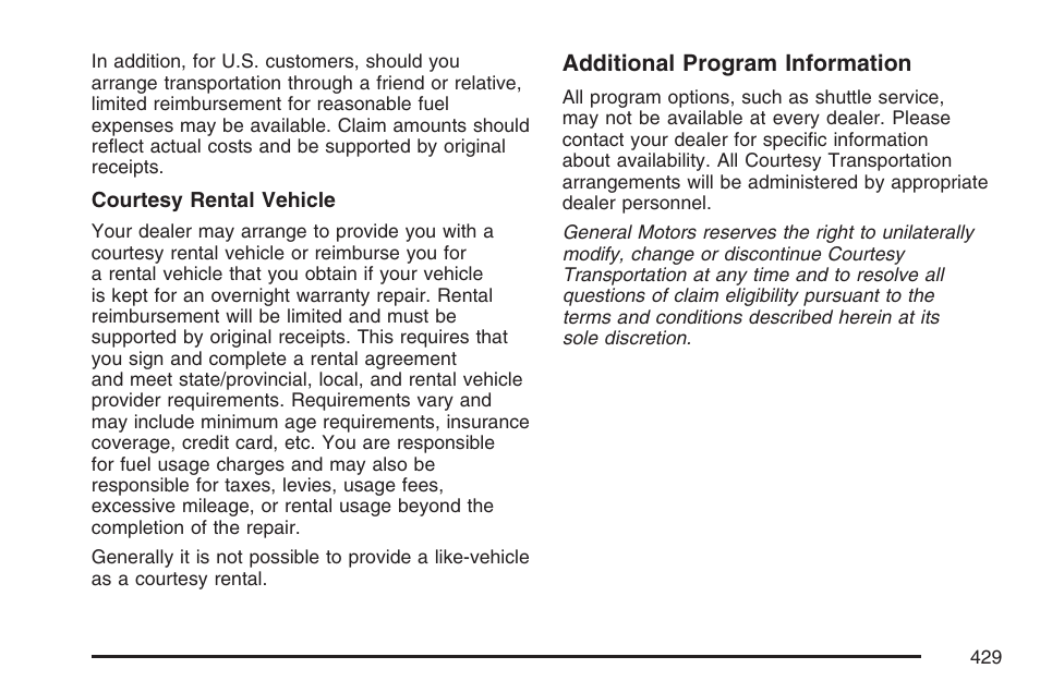 GMC 2007 Savana User Manual | Page 429 / 452