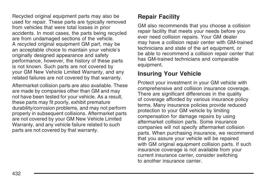 GMC 2007 Savana User Manual | Page 432 / 452