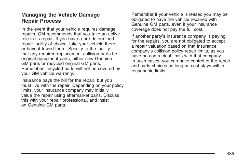 GMC 2007 Savana User Manual | Page 435 / 452