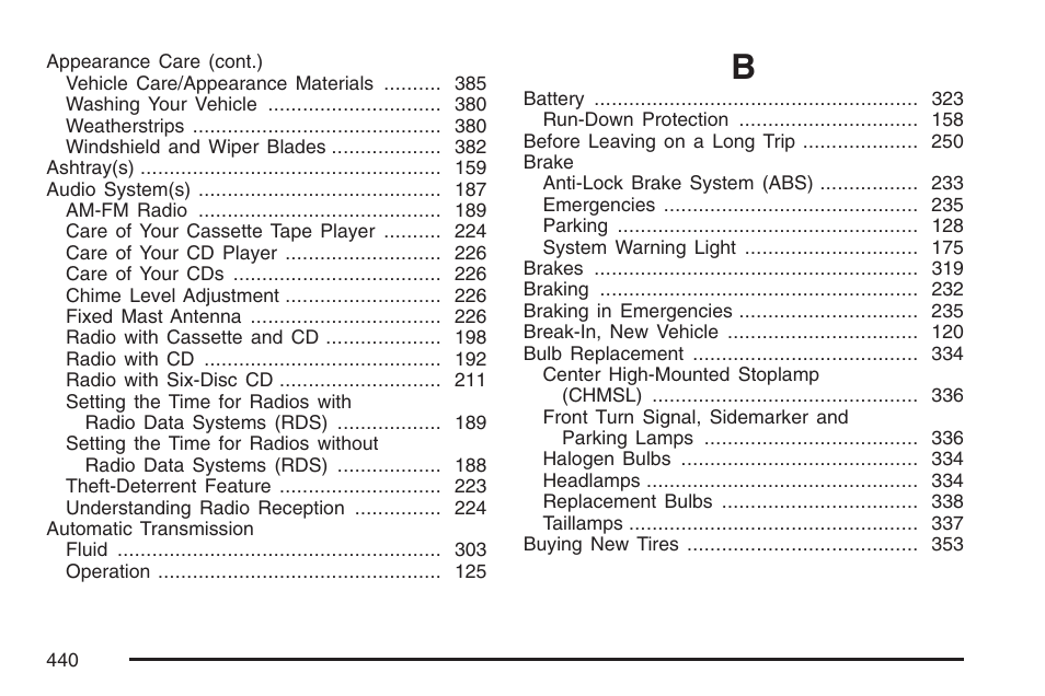 GMC 2007 Savana User Manual | Page 440 / 452