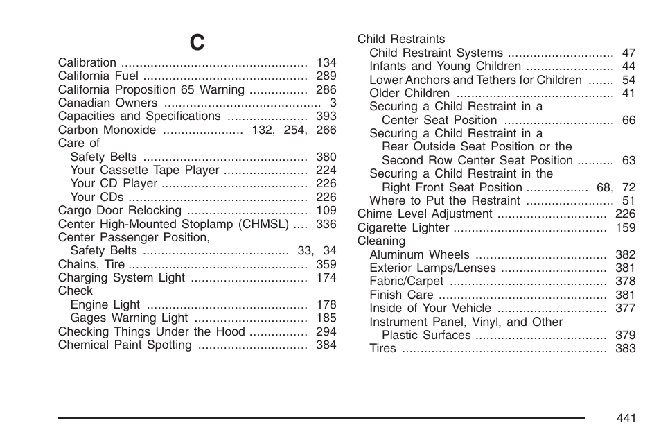 GMC 2007 Savana User Manual | Page 441 / 452
