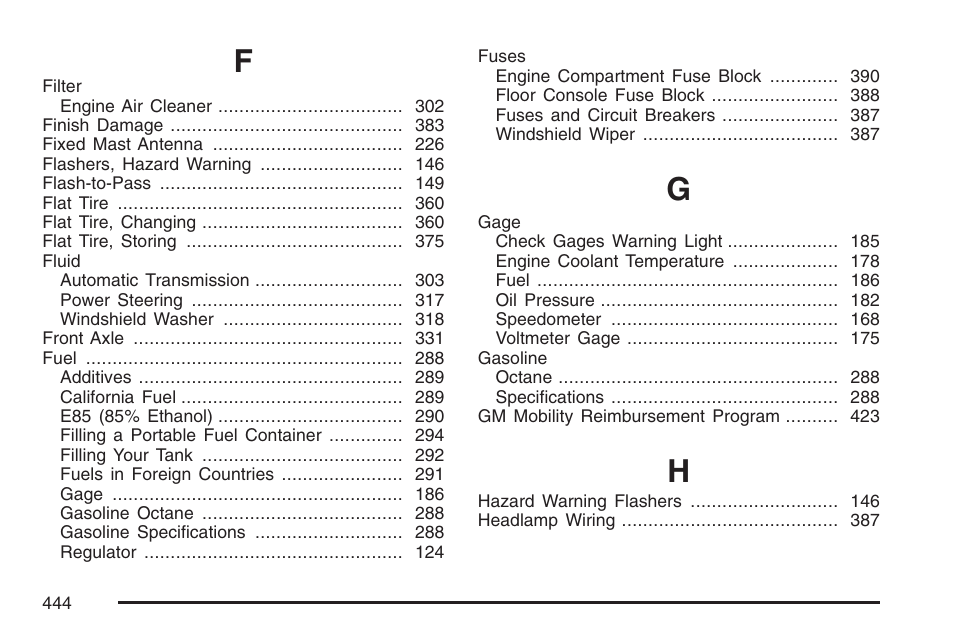 GMC 2007 Savana User Manual | Page 444 / 452