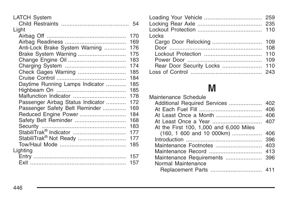 GMC 2007 Savana User Manual | Page 446 / 452