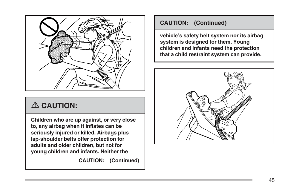 Caution | GMC 2007 Savana User Manual | Page 45 / 452