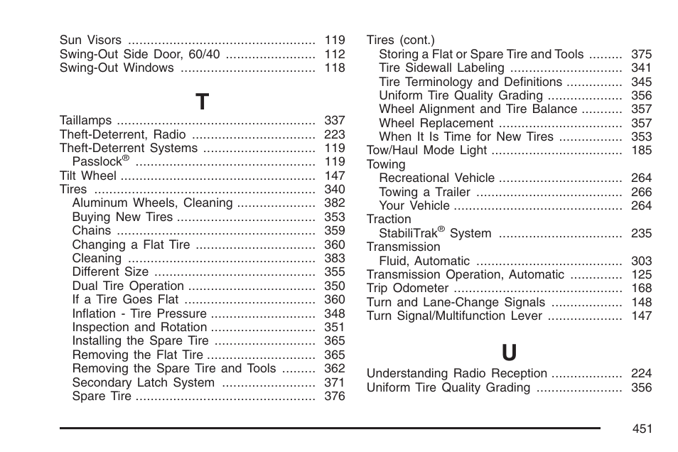 GMC 2007 Savana User Manual | Page 451 / 452