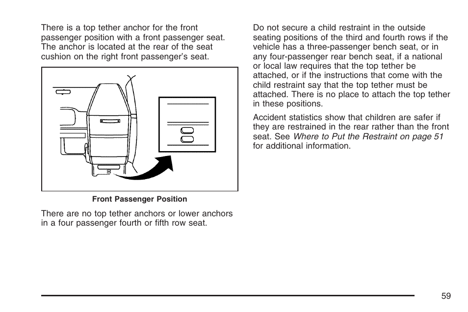 GMC 2007 Savana User Manual | Page 59 / 452