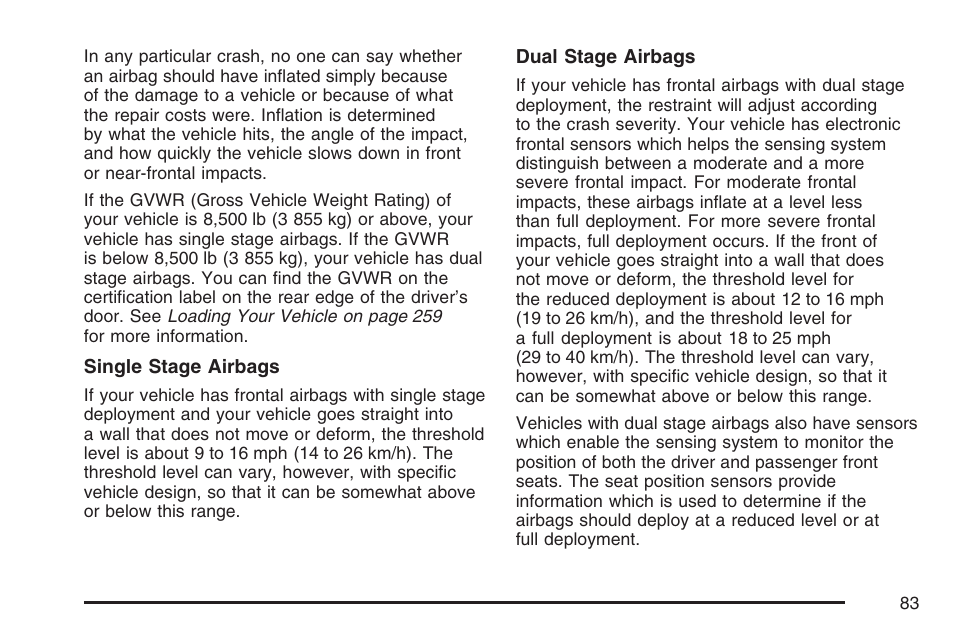 GMC 2007 Savana User Manual | Page 83 / 452