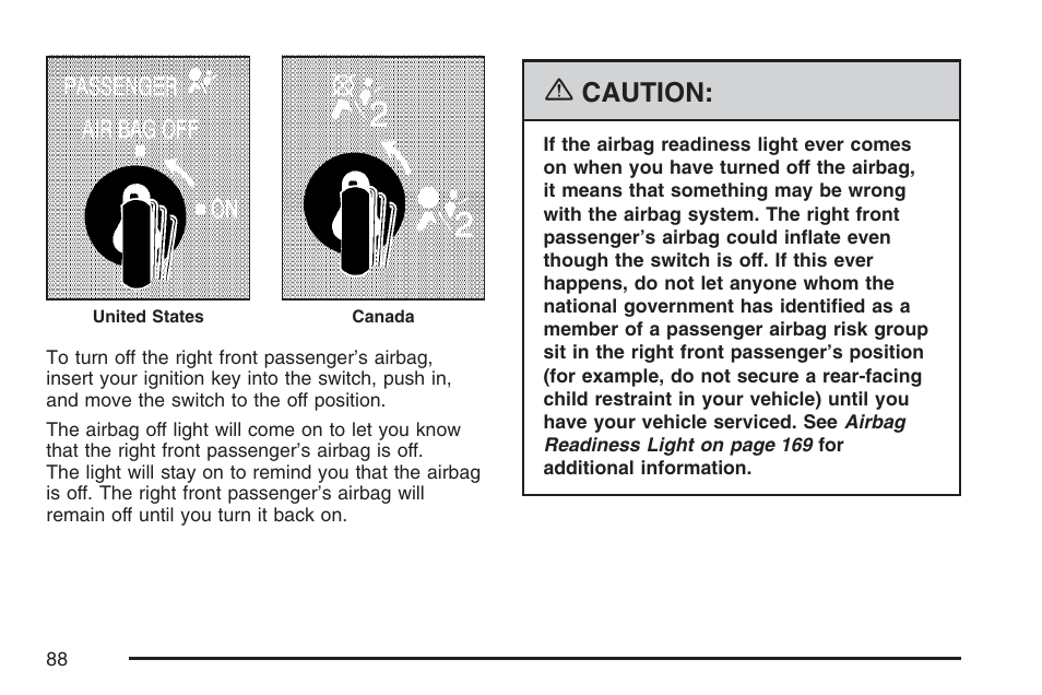 Caution | GMC 2007 Savana User Manual | Page 88 / 452