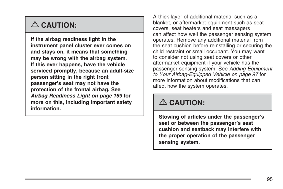 GMC 2007 Savana User Manual | Page 95 / 452