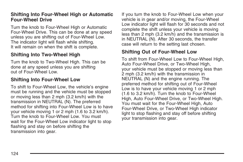 GMC 2007 Envoy User Manual | Page 124 / 562