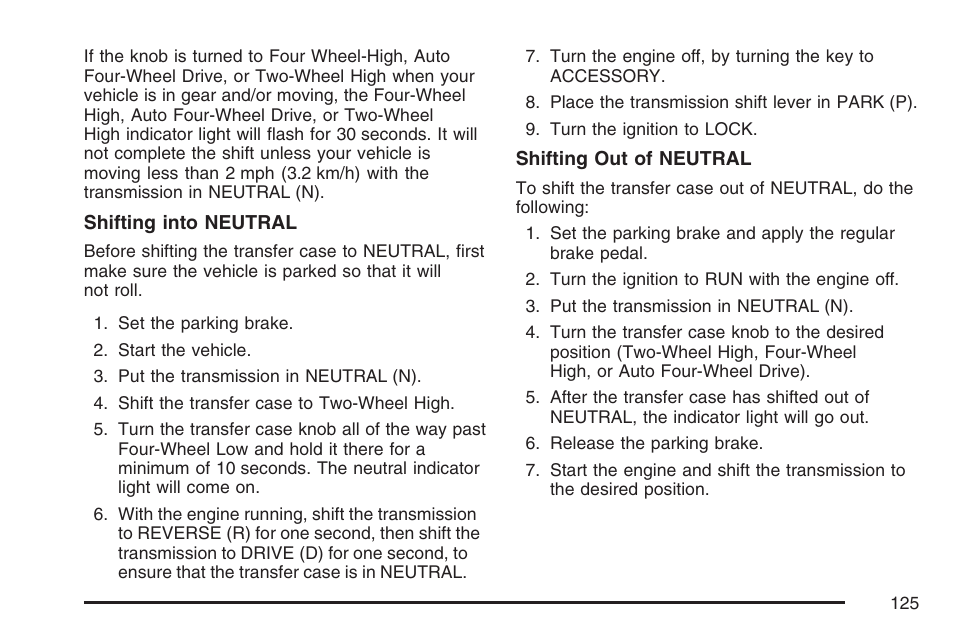 GMC 2007 Envoy User Manual | Page 125 / 562