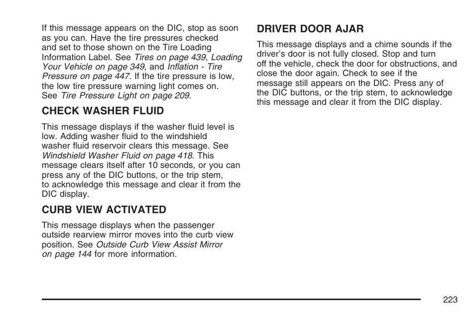 GMC 2007 Envoy User Manual | Page 223 / 562