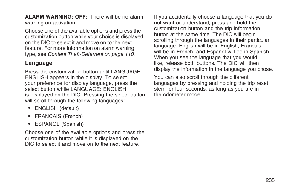 GMC 2007 Envoy User Manual | Page 235 / 562