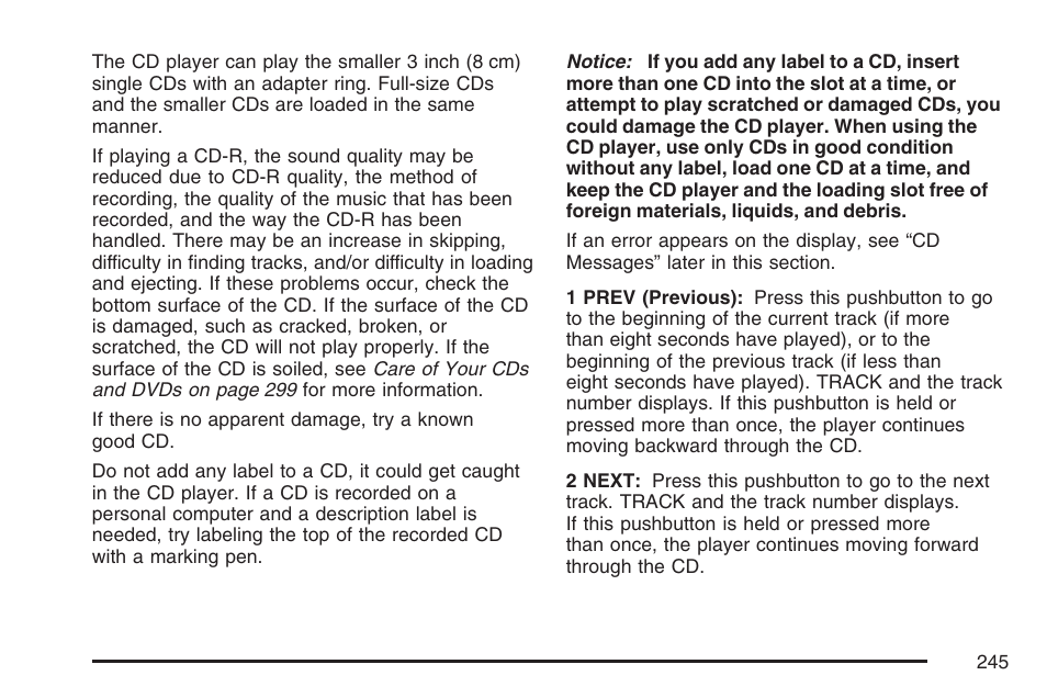 GMC 2007 Envoy User Manual | Page 245 / 562