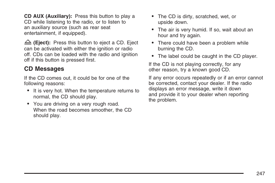 GMC 2007 Envoy User Manual | Page 247 / 562