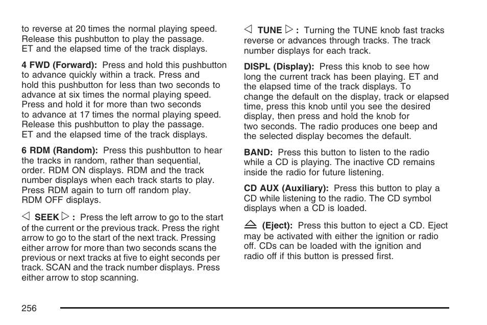 GMC 2007 Envoy User Manual | Page 256 / 562