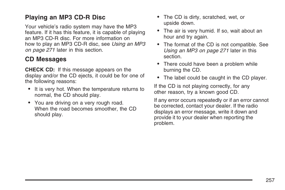 GMC 2007 Envoy User Manual | Page 257 / 562