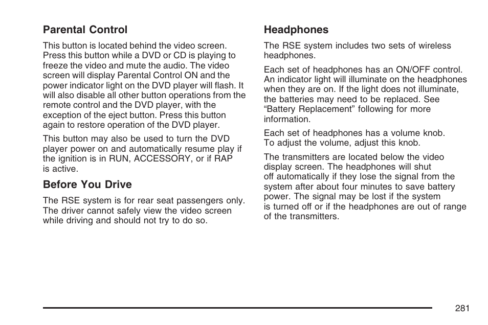 GMC 2007 Envoy User Manual | Page 281 / 562