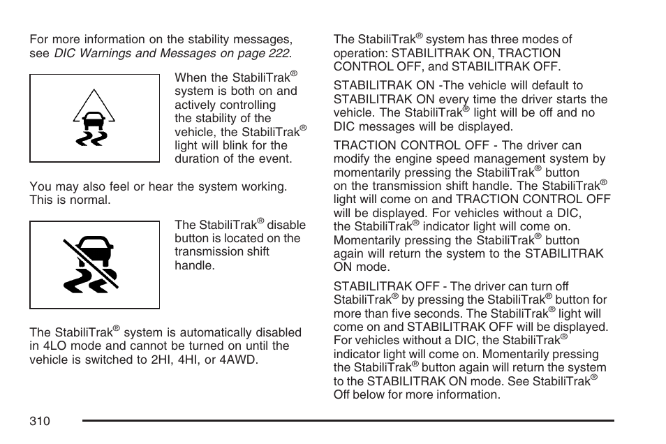 GMC 2007 Envoy User Manual | Page 310 / 562