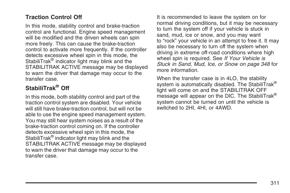 GMC 2007 Envoy User Manual | Page 311 / 562