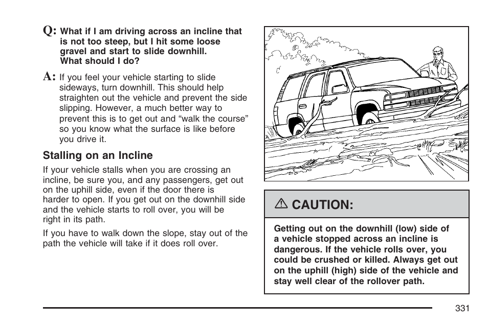 Caution | GMC 2007 Envoy User Manual | Page 331 / 562