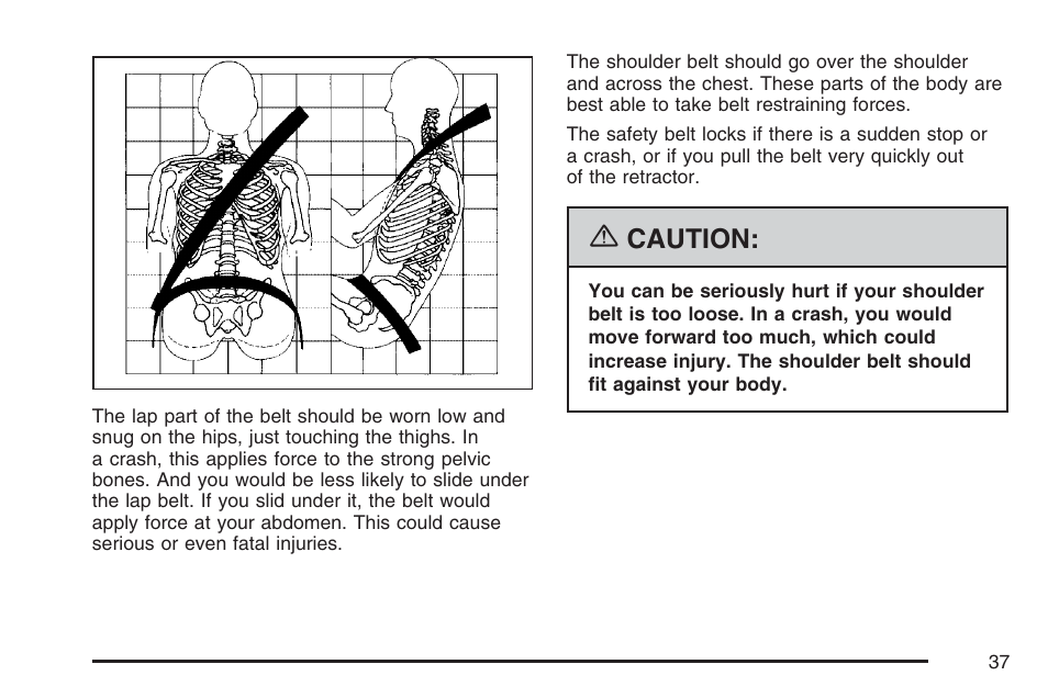 Caution | GMC 2007 Envoy User Manual | Page 37 / 562