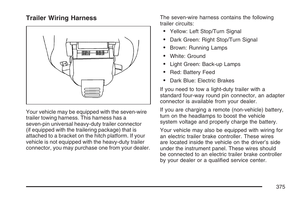 GMC 2007 Envoy User Manual | Page 375 / 562