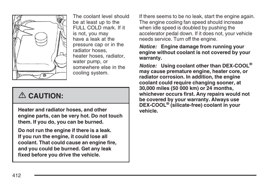 Caution | GMC 2007 Envoy User Manual | Page 412 / 562