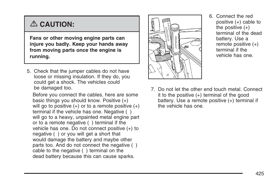 Caution | GMC 2007 Envoy User Manual | Page 425 / 562