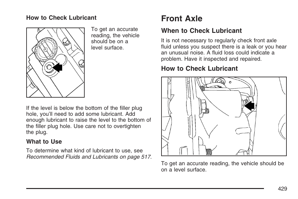 Front axle | GMC 2007 Envoy User Manual | Page 429 / 562