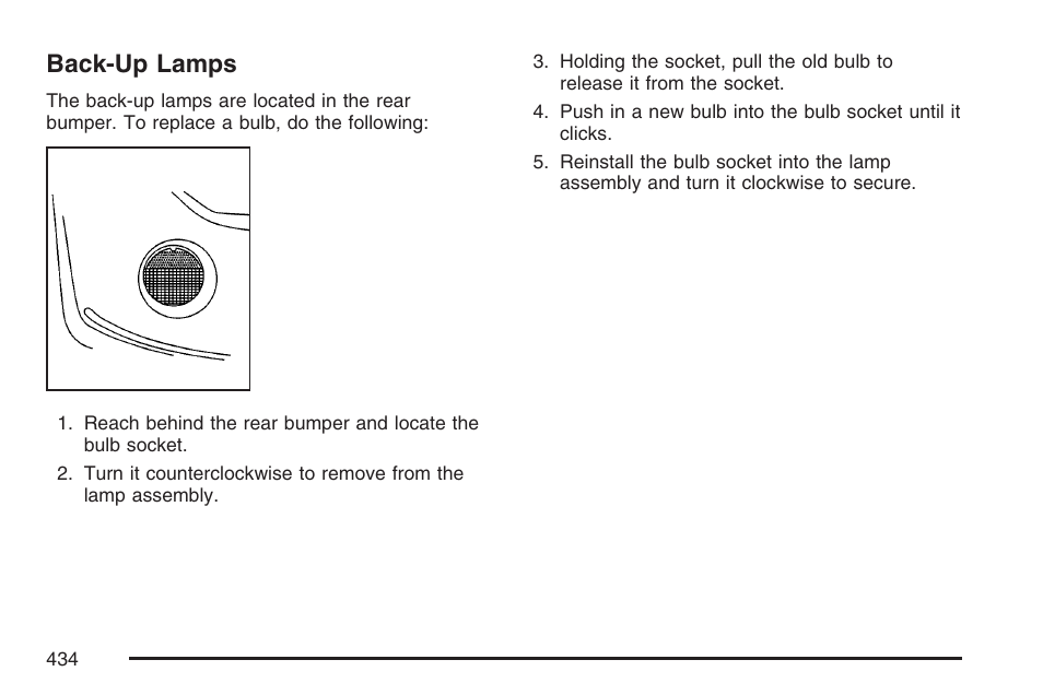 Back-up lamps | GMC 2007 Envoy User Manual | Page 434 / 562