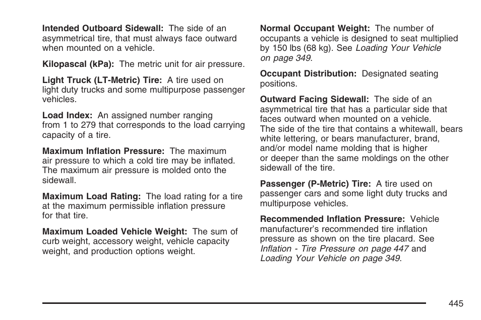 GMC 2007 Envoy User Manual | Page 445 / 562