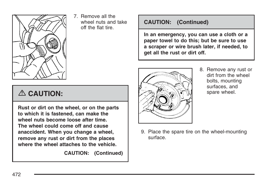 Caution | GMC 2007 Envoy User Manual | Page 472 / 562